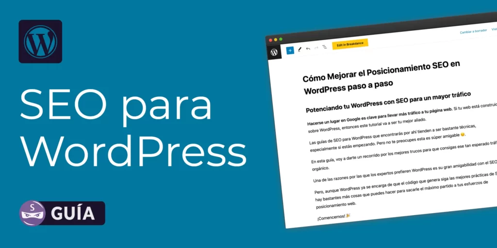 Guía de SEO para WordPress en NinjaSEO