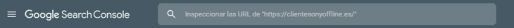 introducción a search console inspección de urls