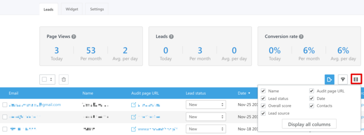 se ranking generador de leads gestión ninjaseo