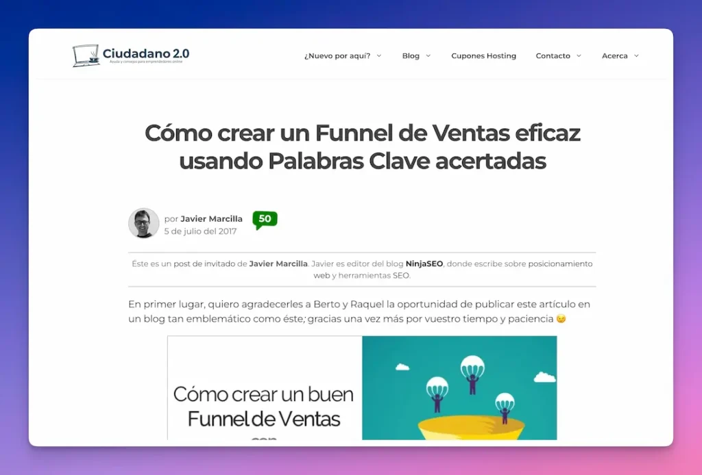 Articulo de invitado en Ciudadano 2.0