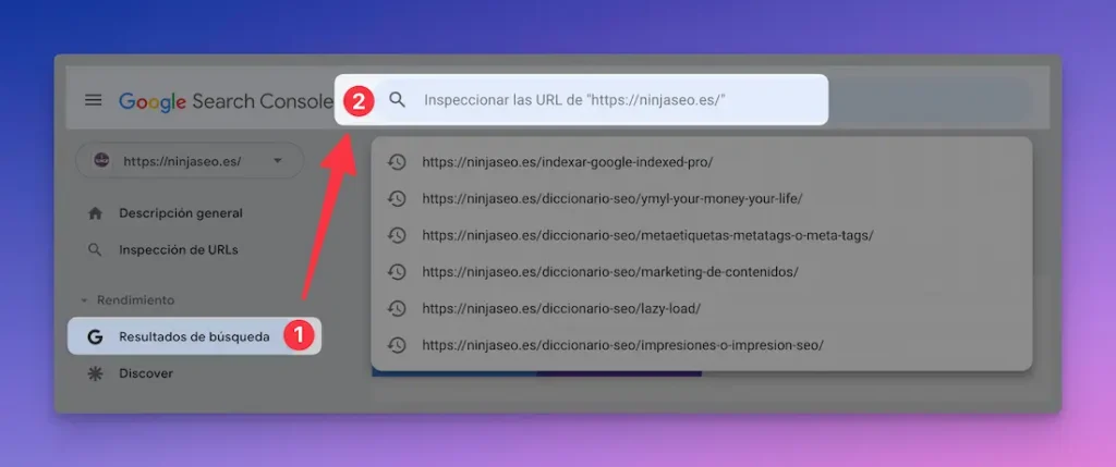 Indexar web de wordpress con Search Console